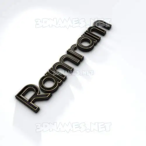 ramram in Black'n'White style - 3D name wallpaper ramram in Black'n'White style - 3D name wallpaper