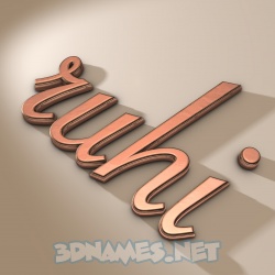 Preview of Gold Leaf 3D name for \