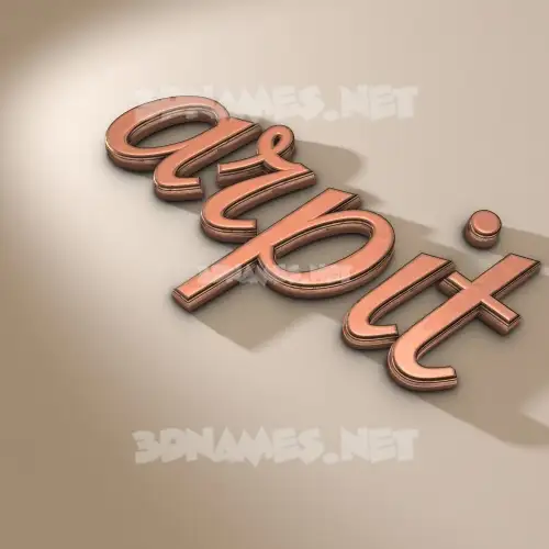 arpit in Rose Gold style - 3D name wallpaper