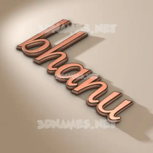 bhanu in Rose Gold style - 3D name wallpaper bhanu in Rose Gold style - 3D name wallpaper