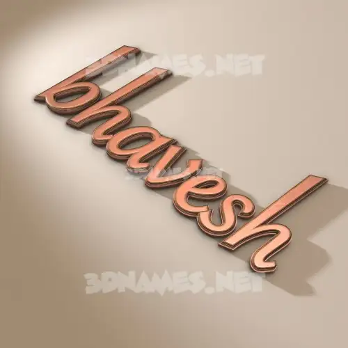 bhavesh in Rose Gold style - 3D name wallpaper bhavesh in Rose Gold style - 3D name wallpaper