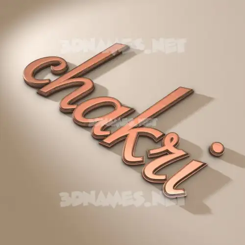 chakri in Rose Gold style - 3D name wallpaper chakri in Rose Gold style - 3D name wallpaper