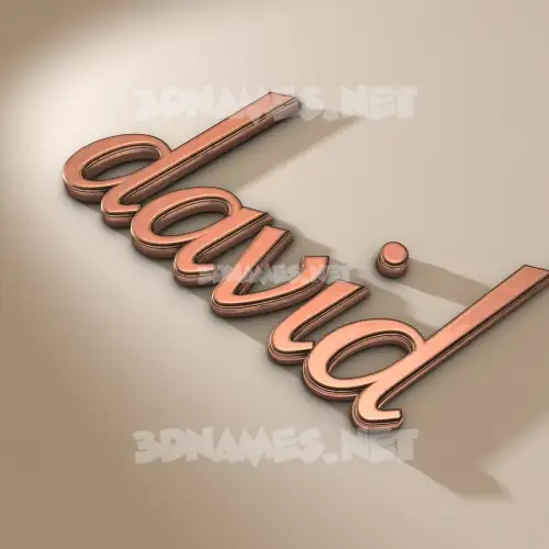 david in Rose Gold style - 3D name wallpaper david in Rose Gold style - 3D name wallpaper