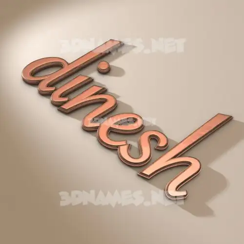 dinesh in Rose Gold style - 3D name wallpaper dinesh in Rose Gold style - 3D name wallpaper