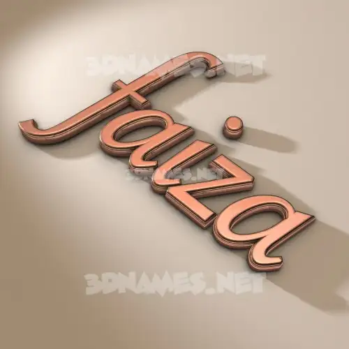 faiza in Rose Gold style - 3D name wallpaper faiza in Rose Gold style - 3D name wallpaper