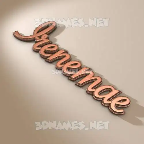 irenemae in Rose Gold style - 3D name wallpaper irenemae in Rose Gold style - 3D name wallpaper
