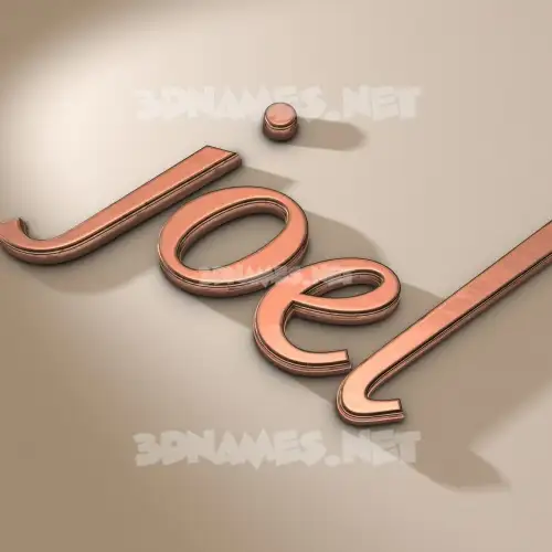 joel in Rose Gold style - 3D name wallpaper joel in Rose Gold style - 3D name wallpaper