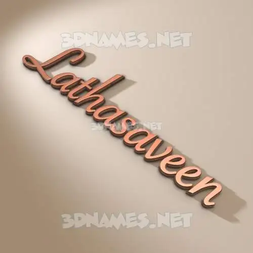 lathasaveen in Rose Gold style - 3D name wallpaper lathasaveen in Rose Gold style - 3D name wallpaper