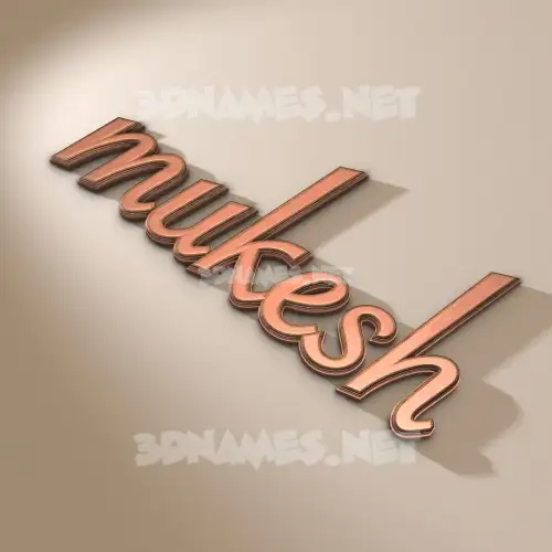 mukesh in Rose Gold style - 3D name wallpaper mukesh in Rose Gold style - 3D name wallpaper