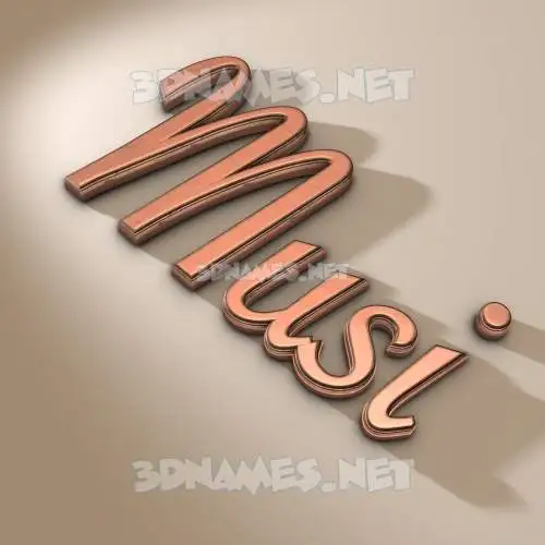 musi in Rose Gold style - 3D name wallpaper musi in Rose Gold style - 3D name wallpaper