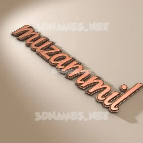 muzammil in Rose Gold style - 3D name wallpaper muzammil in Rose Gold style - 3D name wallpaper