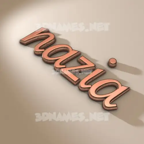 nazia in Rose Gold style - 3D name wallpaper nazia in Rose Gold style - 3D name wallpaper