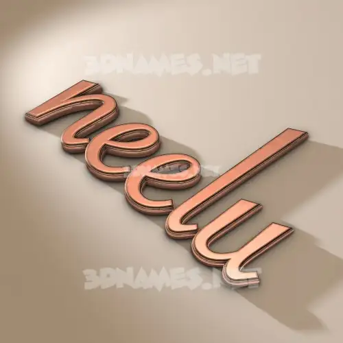 neelu in Rose Gold style - 3D name wallpaper
