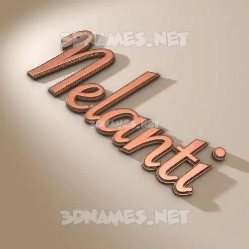 nelanti in Rose Gold style - 3D name wallpaper nelanti in Rose Gold style - 3D name wallpaper