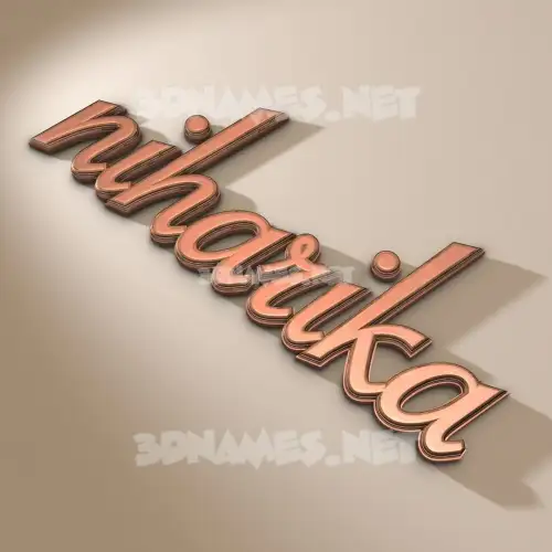 niharika in Rose Gold style - 3D name wallpaper niharika in Rose Gold style - 3D name wallpaper