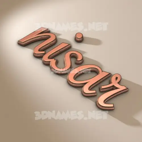 nisar in Rose Gold style - 3D name wallpaper nisar in Rose Gold style - 3D name wallpaper