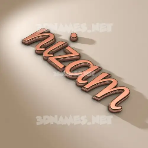 nizam in Rose Gold style - 3D name wallpaper nizam in Rose Gold style - 3D name wallpaper