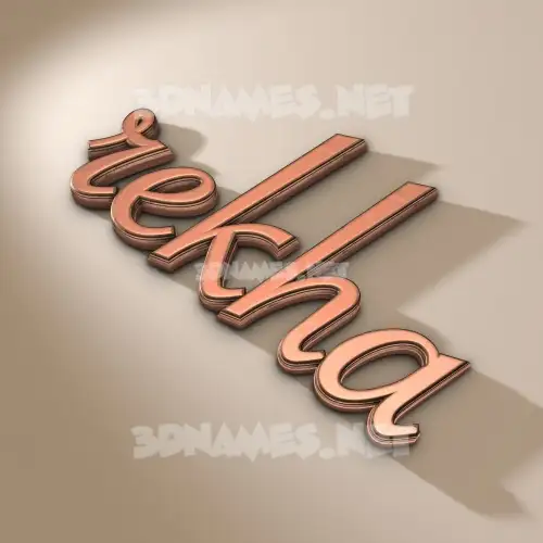 rekha in Rose Gold style - 3D name wallpaper rekha in Rose Gold style - 3D name wallpaper
