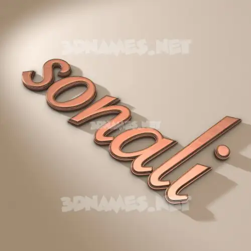 sonali in Rose Gold style - 3D name wallpaper sonali in Rose Gold style - 3D name wallpaper