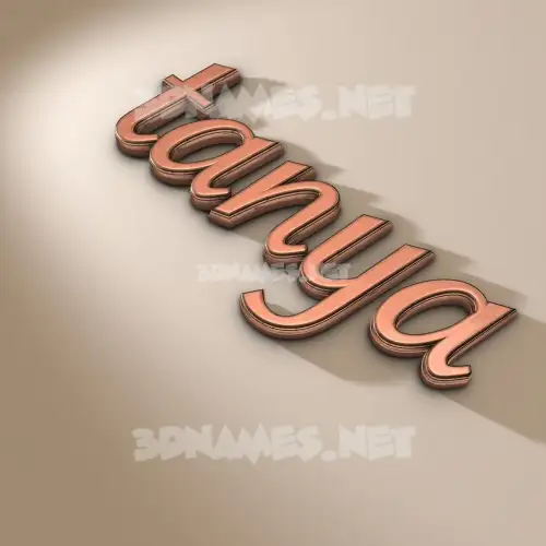 tanya in Rose Gold style - 3D name wallpaper tanya in Rose Gold style - 3D name wallpaper