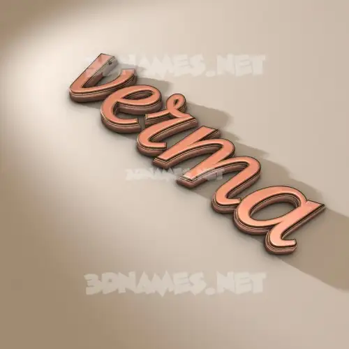 verma in Rose Gold style - 3D name wallpaper verma in Rose Gold style - 3D name wallpaper