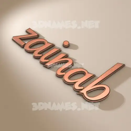 zainab in Rose Gold style - 3D name wallpaper zainab in Rose Gold style - 3D name wallpaper