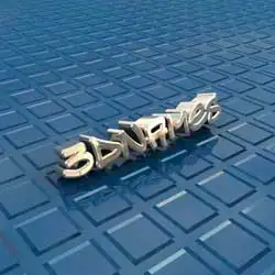 Blue Bling Text