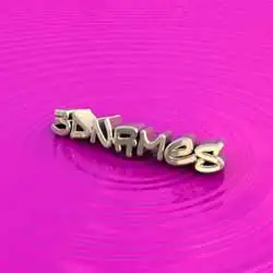 Pink Graffiti Text