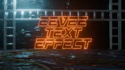 EEVEE Text Effects