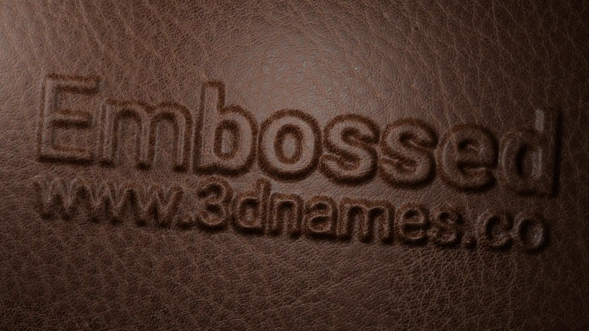 Embossed Text