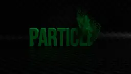 Particle Dissolve