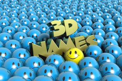 3D Name Gallery Image